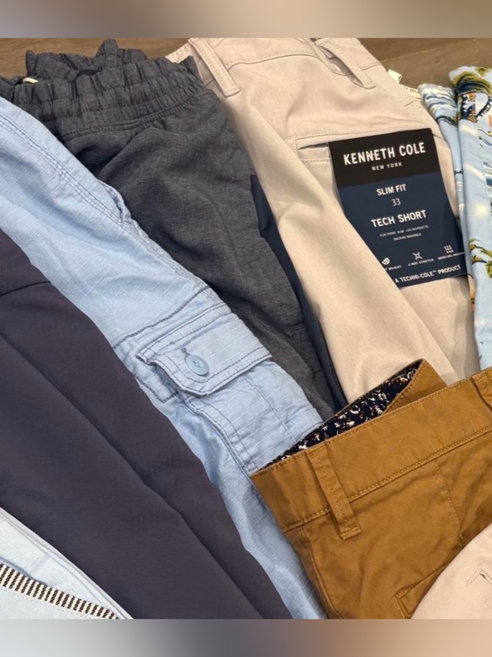 Men's shorts various colors and patterns all new with tags